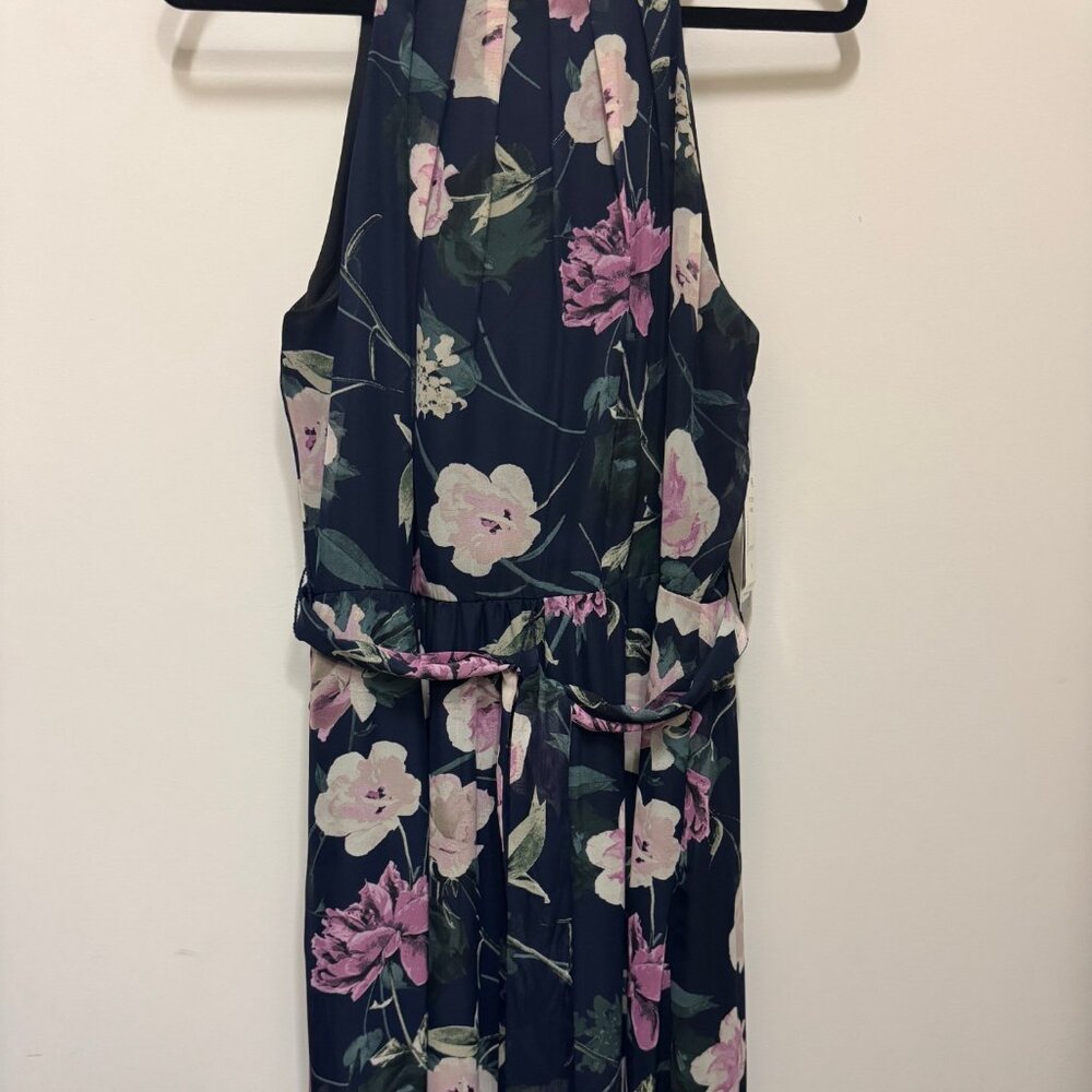 NWT SLNY Navy Evening Dress - Size 14